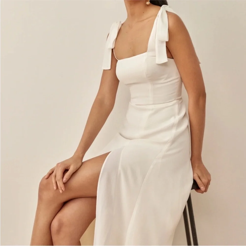 NWT reformation twilight dress in ivory - Picture 3 of 9